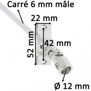 Sortie de caisson de volet roulant Geiger