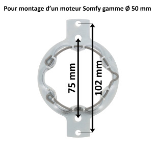 Support moteur Somfy