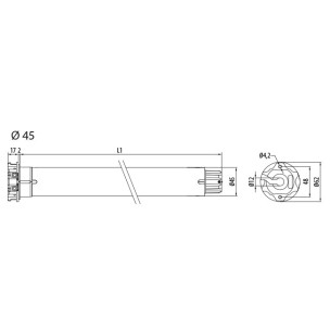 Moteur Cherubini MOVI 40/17