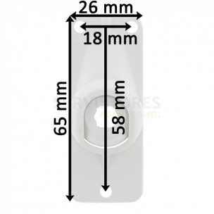 Guide à rotule de volet roulant Deprat