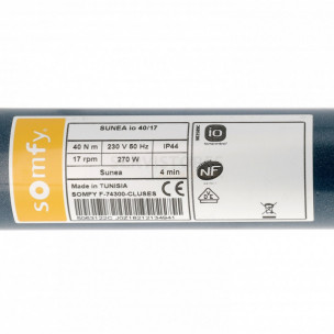 Moteur Somfy SUNEA 50 IO 40/17